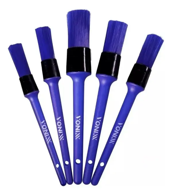 Kit de 5 Pinceles de Detallado Automotriz- Externo