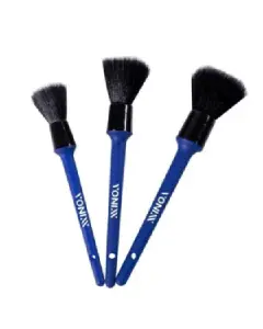 Kit de 3 Pinceles de Detallado Automotriz Ultra Su