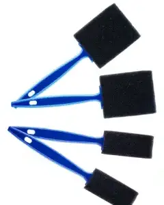 Kit 4 Cepillos de Espuma para Detallado Automotriz