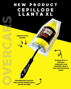 Cepillo Largo Overcars para Llantas